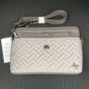 Lug Pirouette crossbody/belt bag NEW (NWT) in gunmetal pearl